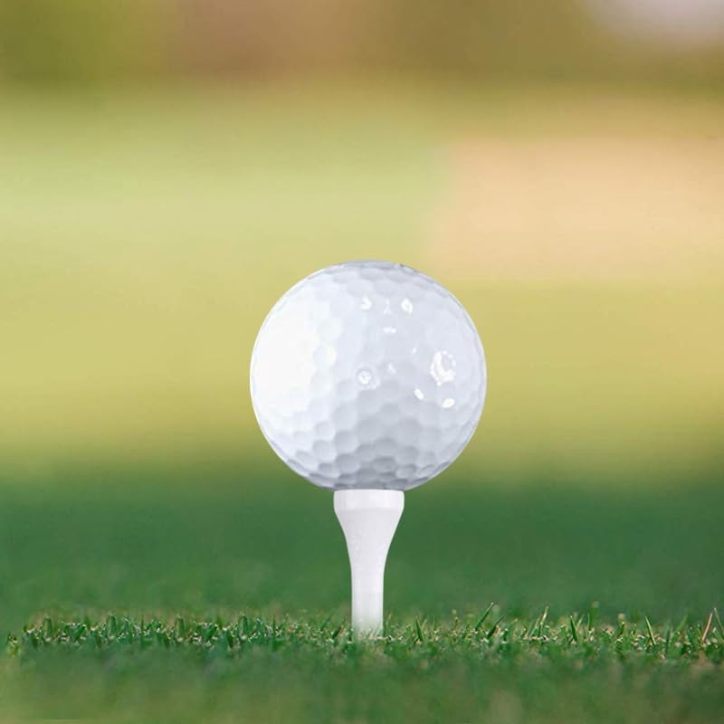 Zivisk Wooden Golf Tees 1-1/2" 100 Count 38mm White