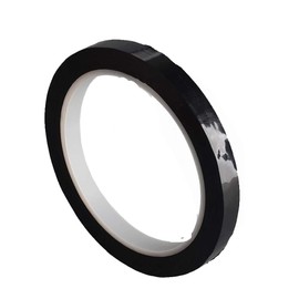 SUNNY Graphic Chart Tape 5mm x 50m Wide Dry Erase Line Tape Low Glue PET Tape Ruled Marking Decoration Multipurpose Vinyl Tape (Black)