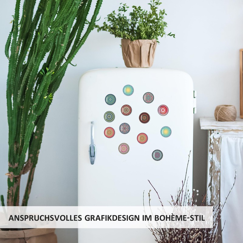 BIROYAL Set of 30 Fridge Magnets, Fridge Magnets, Decorative Magnets