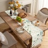 LOMOHOO Table Runners Summer Green Eucalyptus Leaves Table Runner 13x72