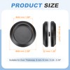 PATIKIL Round Sliding Glass Door Handle, 304 Stainless Steel Back-to-Back