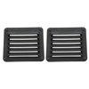 2pcs Air Vent Ventilation Opening Side Exhaust Port Rectangular Ventilation