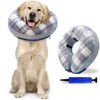 KIKNIN Dog Cone, Inflatable Dog Cone Collar for Small, Medium