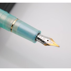 JINHAO 82 Fountain Pen with Gold Clip (F Nib 0.5mm, Lake Baikal Blue)