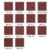 SPEEDWOX 30 Pcs Hook and Loop Triangle Sandpaper 120 Grit