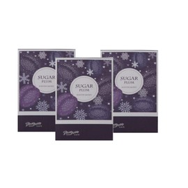 Floral Simplicity Sugar Plum Scented Sachets Pack of 3, Fall & Winter - Long-Lasting Scented Bags, Home Fragrance, Air Freshener & Deodorizer for Closet, Room, Drawer, or Cars, Made in USA