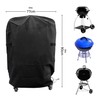 Weatherproof Barbecue Cover, Heavy Duty Tear-Resistant 210D Oxford, Waterproof, Windproof,