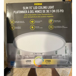 Koda 15" Slim LED Ceiling Light 1600 Lumens Dimmable Color Changing