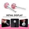 Zigeiya 4 PCS Car Bling Inner Door Lock Covers, Sparkling