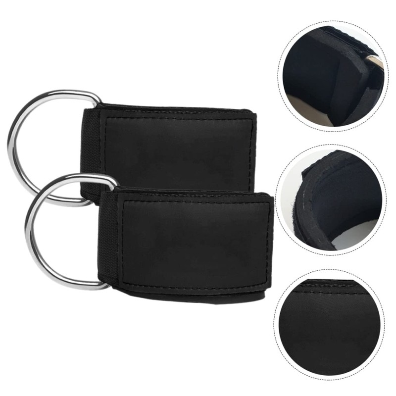 Kisangel 2pcs Ankle Strap Tool for Cable Machine Neoprene Fitness