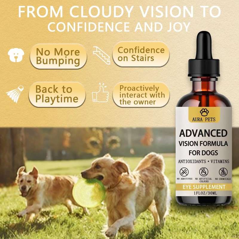 Aura Pets Advanced Vision Formula for Dogs - Eye Health