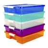 Storex Classroom Student Project Box, Plastic, 15.25 x 13.25 x