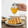 Honey Seasoning Bottle Honey Container Syrup Juice Dispenser Sealed Jar