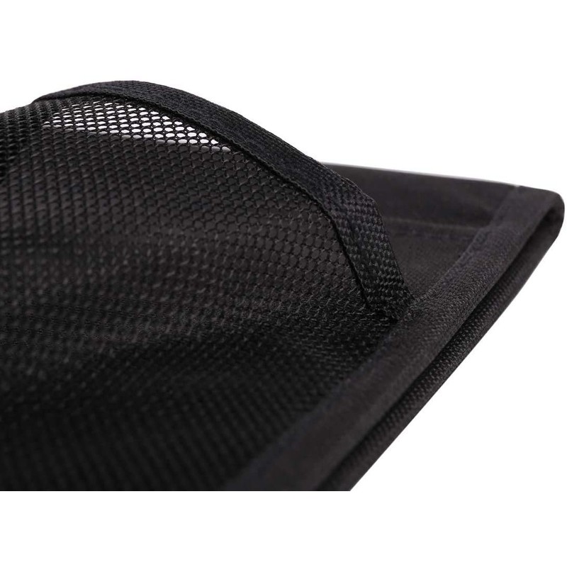 Falaku Bedside Caddy,Bedside Organizer Caddy Under Mattress,Holds Magazines,Books (4 Pockets-Black)