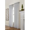Loft Living Azure Woven Jacquard Grommet Curtain Panel 52" x