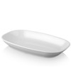 TemoPlast Polycarbonate Oval Platters White Pack Quantity:4 (340mm)