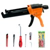 Hydraulic Double Caulking Gun for 400 mL/13.5 fl oz (1:1