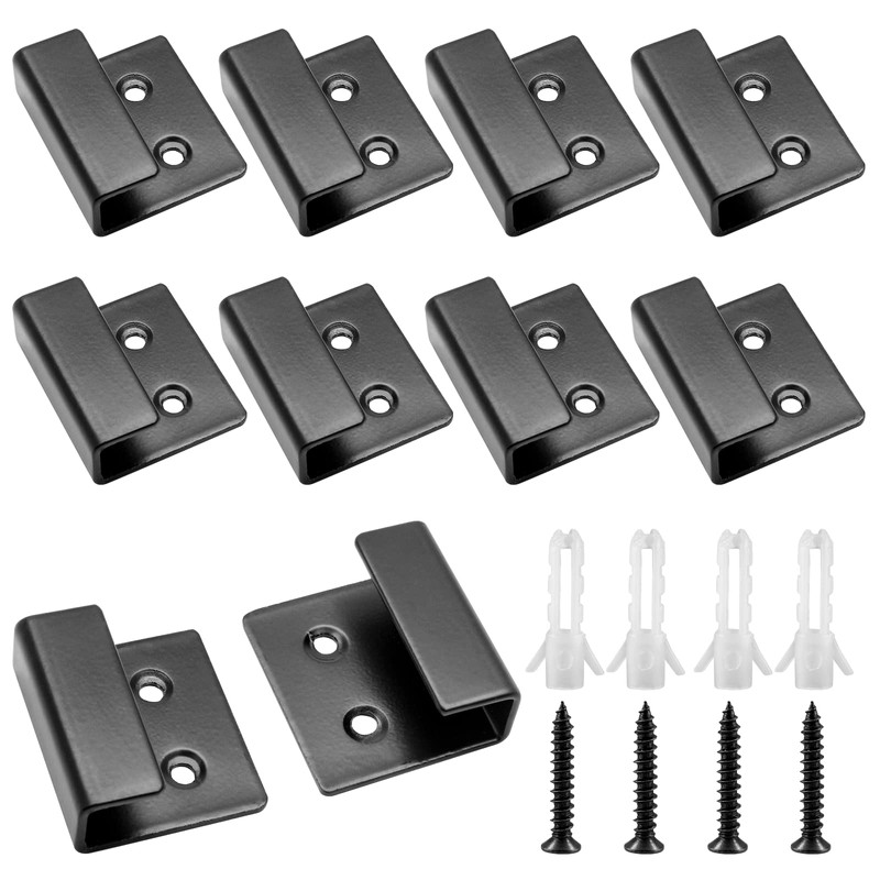 Luomorgo 10 Pcs Tile Display Wall Hanger, Stainless Steel Wall