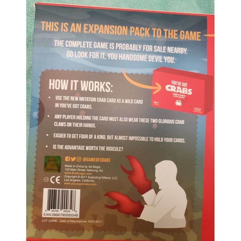 Exploding Kittens LLC You've Got Crabs - Expansion Pack -