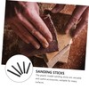 iplusmile 10pcs Sanding Sticks Sandpaper Grits Sanding Blocks Polishing Tools