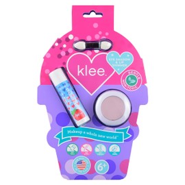 LunaStar Klee Eye Shadow and Lip Shimmer Makeup Kit. Gentle and Non-Toxic. Kid-Friendly. Made in USA. (Candy Shimmer)