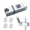 Adjustable Shower Bracket, Shower Head Holders, No Drilling Slip-On Design