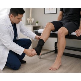 Tobillera con Varillas de Aluminio Narehealth Unitalla  Soporte e Inmovilizador de Tobillo Ambidiestro con Ajuste de Velcro  Estabilizador para...    