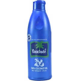 Parachute 100% Pure and Natural Unrefined Coconut Oil | No Chemicals & Added Preservatives | 200 ml (Bottle)
