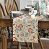 Artoid Mode Leaves Autumn Table Runner, Seasonal Fall Kitchen Dining