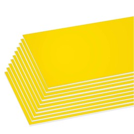 BAZIC Foam Board 20" X 30" Yellow, Colored Foam Boards 3/16 Inch Thickness, Presentation Signboards School Craft Project Framing Display, 25-Pack