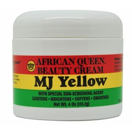 African Queen Beauty Cream MJ Yellow 4 Oz / 113.2 g