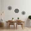 Dycmetal - Flores de metal para pared, decoración del hogar