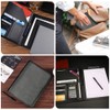 Casenly Clipboard Folder A4, PU Faux Leather Conference Folder, Writing