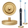 Relsy Gold Oral-B Compatible Electric Toothbrush Holder for Bathroom, Aluminum