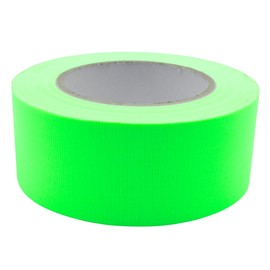 UV FLOOR - Gaffer Fluoreszierende Grun Aufkleber - Gaffer Premium-Qualität - Neon Zubehör - Party - Dekorativer Klebestreifen - 50mm x 25 m