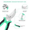 5‑Piece Garden Pruning Shears Set with Gloves & Storage Bag