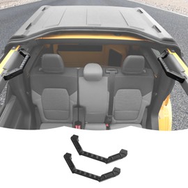 Rear Grab Handles Roll Grip Handle Bar Metal Interior Accessories Compatible with Ford Bronco 2021 2022 2023