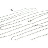 OnDepot 200 PCS HIGH QUALITY STAINLESS STEEL BALL CHAINS 30"