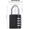 Vinabo Combination Padlock, Combination Lock, 4 Digit Combination Lock, Padlock