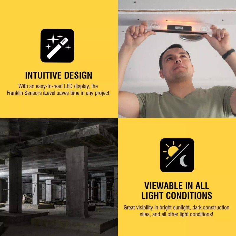 Banded Light Level/Digital Electronic 2-inch Magnetic Torpedo Level, Vertical Horizotal