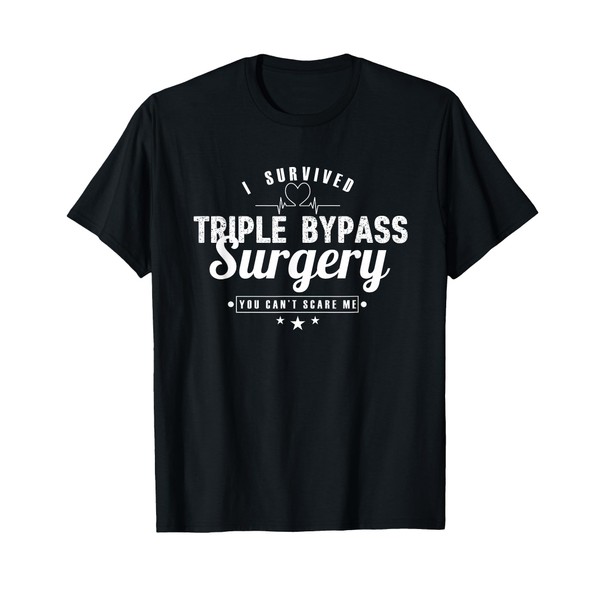 Open Heart Surgery Recovery Apparel I SURVIVED TRIPLE BYPASS T-Shirt