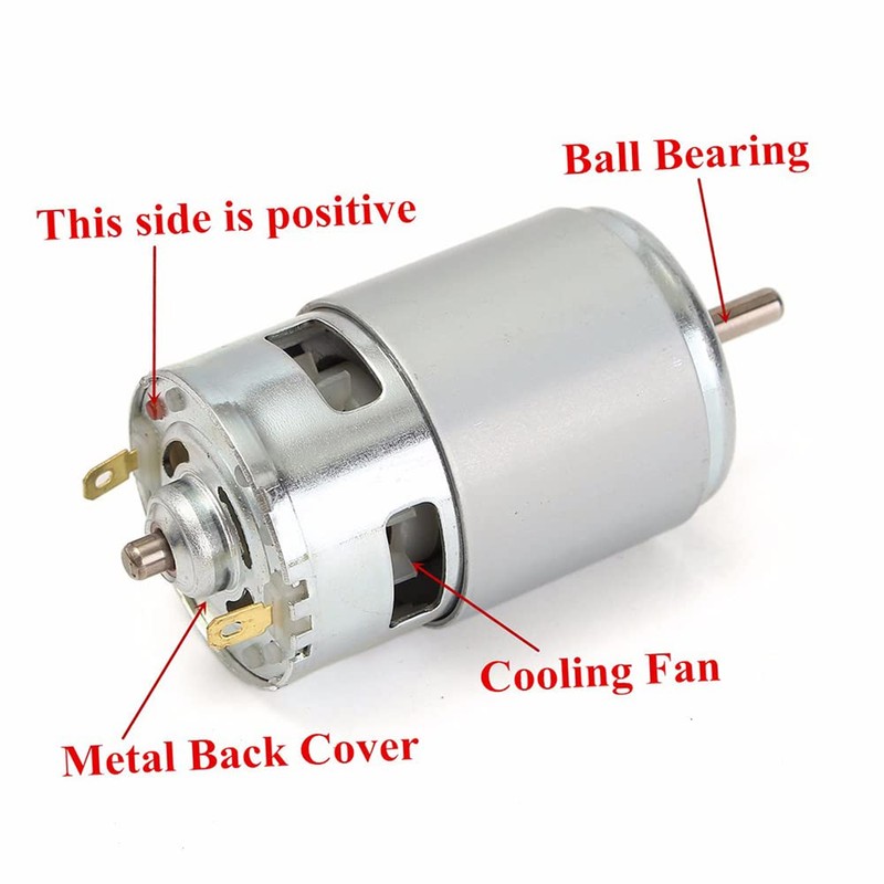 775 DC 12V-36V 3500-9000RPM Motor Ball Bearing Large Torque High