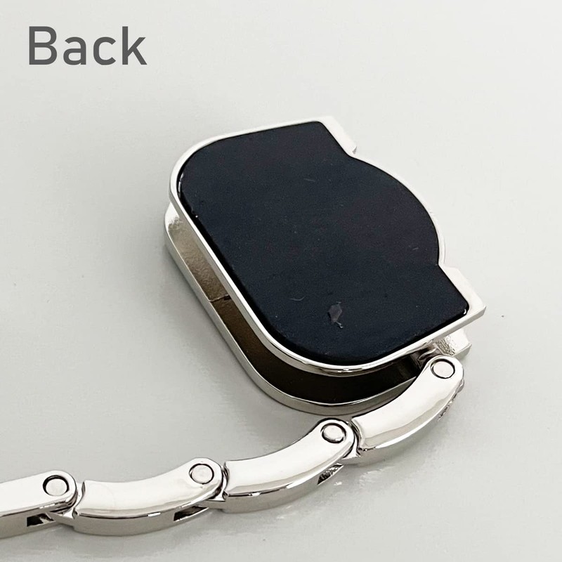 Wrapables Stylish Purse Hook Hanger, Foldable Handbag Table Hanger, Purple