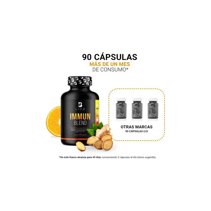 Vitaminas Para Sistema Inmune 90 Cáps. Immune Complex B Life