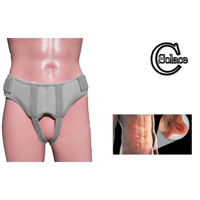Professionally Designed Adjustable Hernia Belt Support Compression Truss Brace Reducible