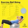 ProBody Pilates Ball Exercise Ball Yoga Ball, Multiple Sizes Stability