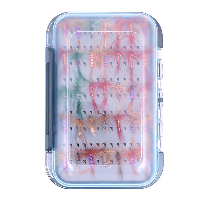 ANCLLO 64 Piece Fly Fishing Set with Double Sided Waterproof