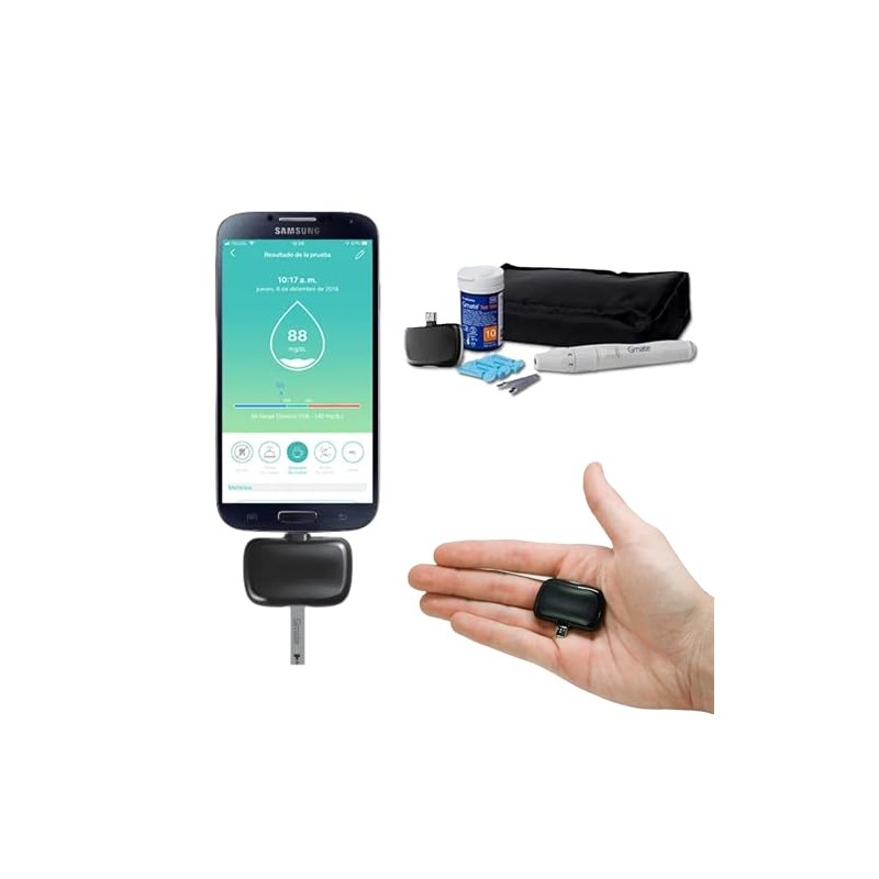 Glucometro GMATE ON - Medidor de glucosa para Android