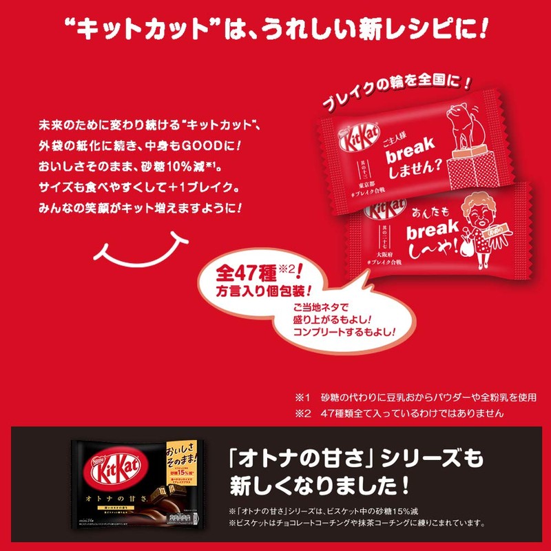 Nestle Japan Kit Kat Mini, 15 Sheets x 6 Bags
