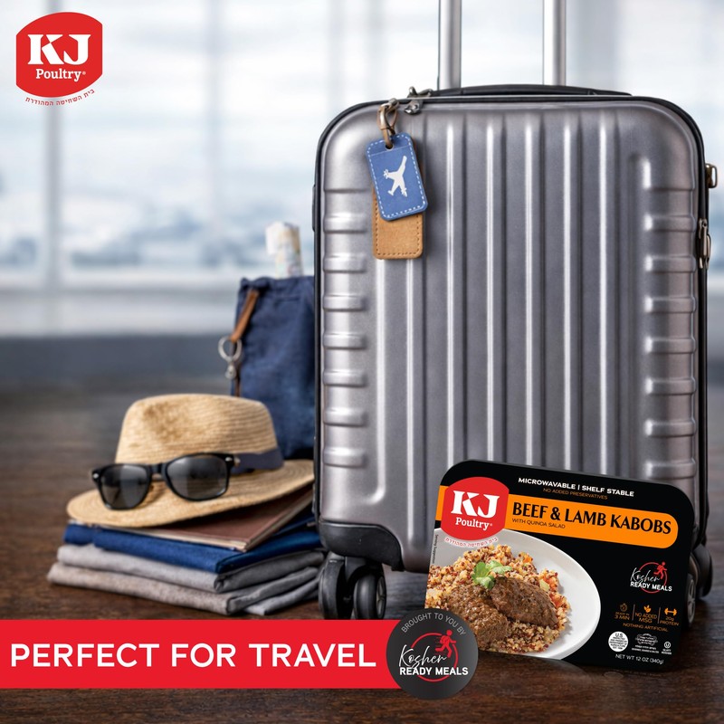 KJ Poultry Kosher Ready Meals - Beef Lamb Kabob &